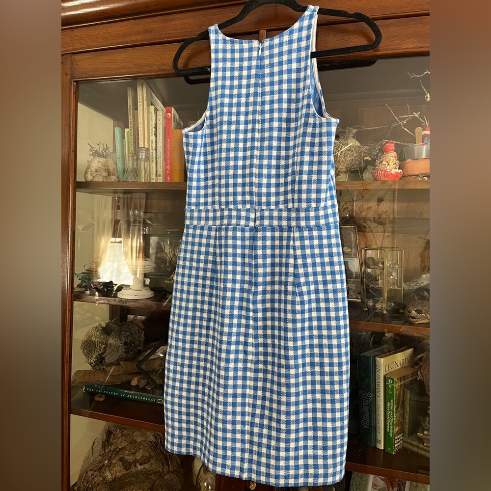 High neck gingham dress🦋🦋 - Picture 3 of 10